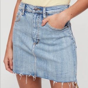wilfred free TANIT jean skirt